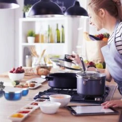 Bol Mélangeur Couvercle Lot 3 Saladiers -GourmetHome Soldes Magasin c9d4a7a069914fec9ec0e8fd019493f4