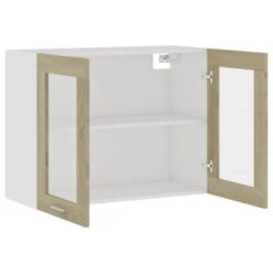 VIDAXL Armoire En Verre Suspendue -GourmetHome Soldes Magasin cf651a55fa8440aa919b7f9db2b87956