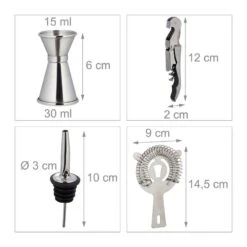 Kit à Cocktail 9 Pièces Avec Support -GourmetHome Soldes Magasin d0ceac61d4a24eaa81c04616adaac470