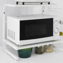 Étagère Micro Ondes FRG092-W -GourmetHome Soldes Magasin d2e99d075ac640948067766562e3d7a9