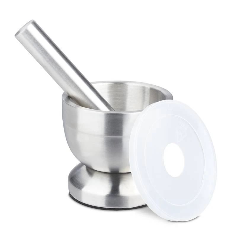 Mortier Pilon Acier Inoxydable 1 Mortier Pilon Acier Inoxydable