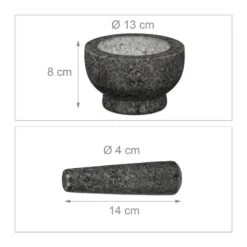 Mortier En Granit Avec Gros Pilon -GourmetHome Soldes Magasin d45cdb91affc482c9a3886e02490c2d7