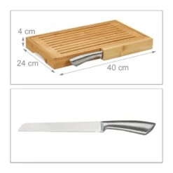 Planche à Pain Bambou Range-couteaux -GourmetHome Soldes Magasin d56c7460c83b411faf657843cffa3040