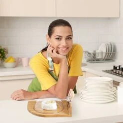 Plateau à Fromage Avec Cloche Et Couvert -GourmetHome Soldes Magasin d88b676165c24f8487bd382800b88f96