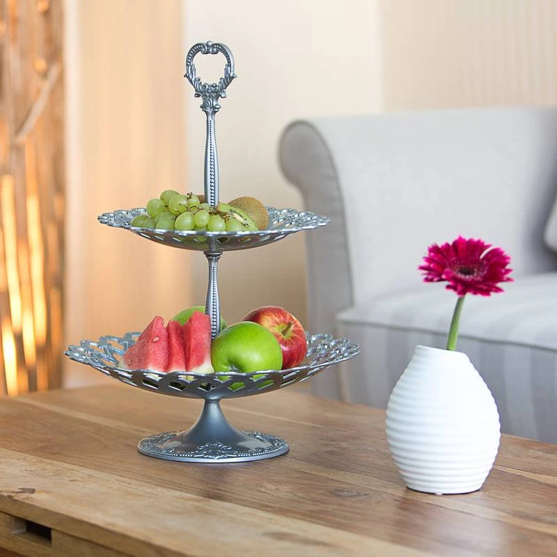 Serviteur à Gâteaux Présentoir Lot De 2 8 Serviteur à Gâteaux Présentoir Lot De 2 – Image 8