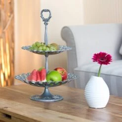 Serviteur à Gâteaux Présentoir à Fruits -GourmetHome Soldes Magasin d8da69e058914156b5eb9ebba768a5ae