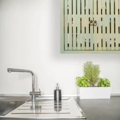 Placard Mural Vintage En Bambou Vert -GourmetHome Soldes Magasin d9ea063f094044c1801d53e55508b37b