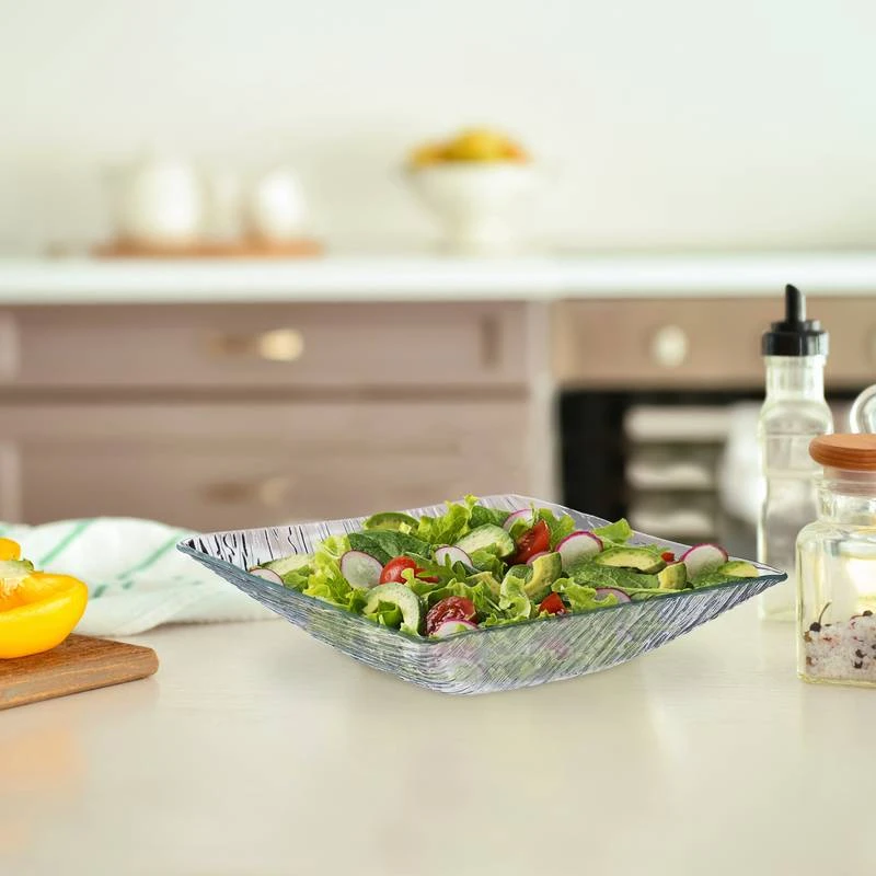 Saladier Carré En Verre 2 Saladier Carré En Verre – Image 2