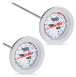 Lot De 2 Thermomètres à Viande