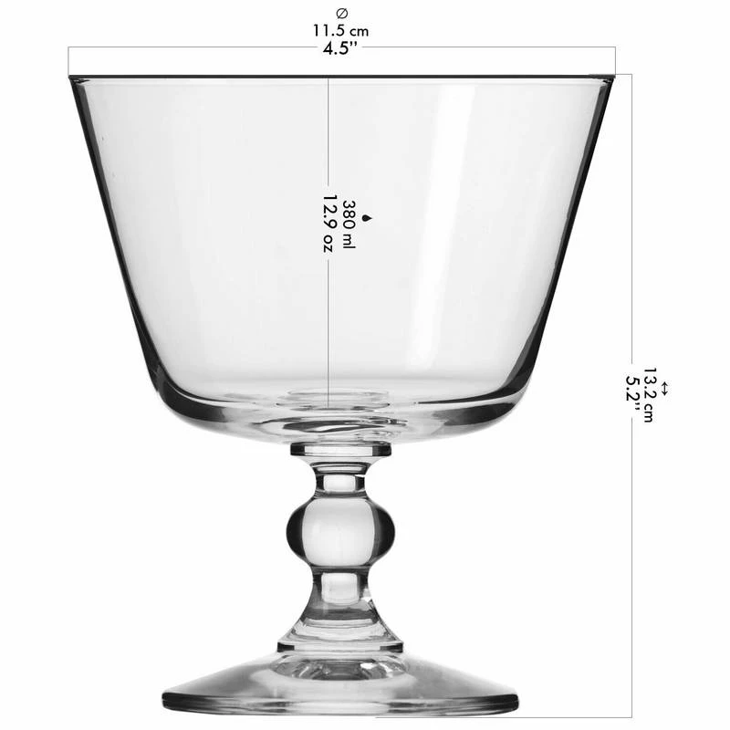 Krosno Krista Verres à Dessert 4 Krosno Krista Verres à Dessert – Image 4