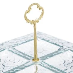 Serviteur Gâteau Carré En Verre -GourmetHome Soldes Magasin de1f0b19f4974fc7a04e28a9eed5f595