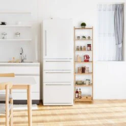 Étagère Haute En Bambou -GourmetHome Soldes Magasin dec38d760fd4418182128f09db18f388