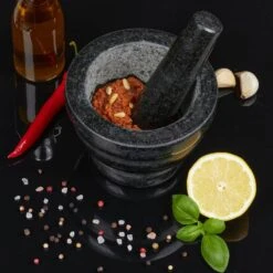 Mortier En Granit Avec Pilon XL 13 Mortier En Granit Avec Pilon XL -GourmetHome Soldes Magasin e01694bef7814dc8a3d9cdc3f50d7183