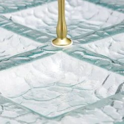 Serviteur Gâteau Carré En Verre -GourmetHome Soldes Magasin e0585628a0b34f829fc2010b173237a6