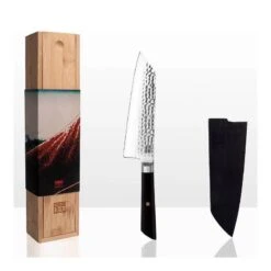 Couteau Santoku Bunka -GourmetHome Soldes Magasin e4146e60e065430284267ecd3041b867