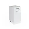 Meuble Bas R-Line 40cm Blanc Brillant