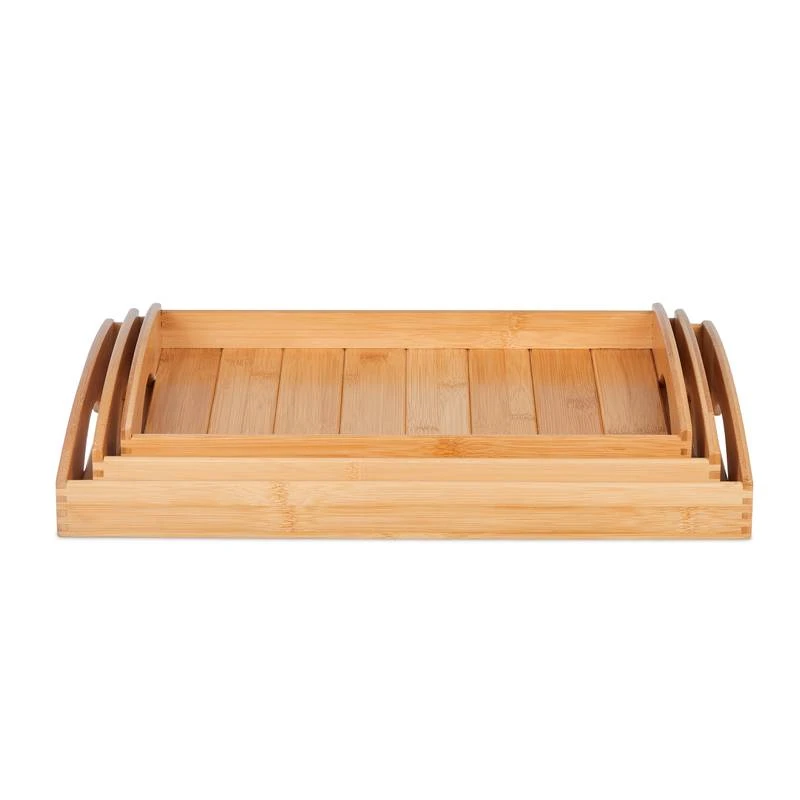 Plateau De Service En Lot De 3 5 Plateau De Service En Lot De 3 – Image 5