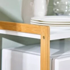 Étagère Micro Ondes KCR07-WN 17 Étagère Micro Ondes KCR07-WN -GourmetHome Soldes Magasin eaf34fd198d14b388208833c6b64a8c8