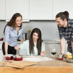 Bol Mélangeur Lot De 3 Saladiers Inox -GourmetHome Soldes Magasin ecad795eea7f4ab5adacba32895de941