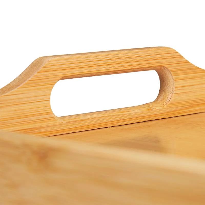 Plateau De Service En Bambou Avec Tiroir 6 Plateau De Service En Bambou Avec Tiroir – Image 6