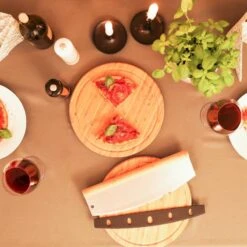 Hachoir Berceuse Pizza Inox Bois Etui -GourmetHome Soldes Magasin f2412be8c6b94697a130f3efbc9cb6e0