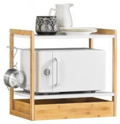 Étagère Micro Ondes KCR07-WN