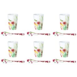 Coffret De 6 Gobelets Et Leurs Cuillière