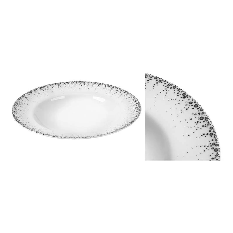 Assiette Creuse Boréalis Gris X6 2 Assiette Creuse Boréalis Gris X6 – Image 2