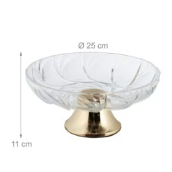 Serviteur Fruits Avec Pied Doré -GourmetHome Soldes Magasin fd4ed4e3c338448b8d601faf02713558