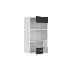Meuble Haut Vitré Fame Blanc Brillant -GourmetHome Soldes Magasin ffceae5c8f154168b34df8d6114626de